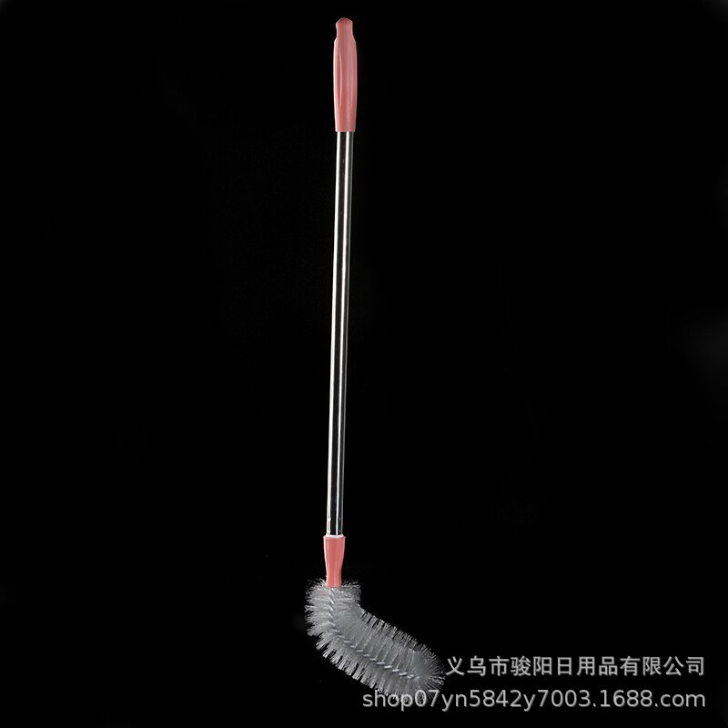 Barra de acero de fábrica barril cepillo de lavado dispensador de agua mineral barril cepillo de plástico esférico de agua pura limpieza largo mango cepillo cabeza