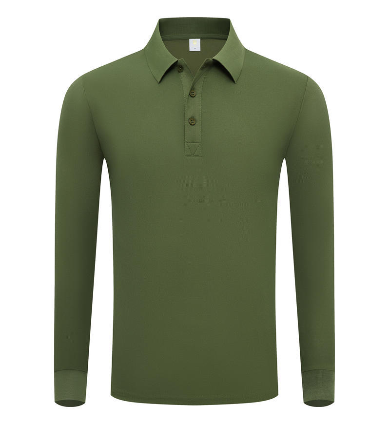 긴 스테이플 코튼 밀리터리 그린