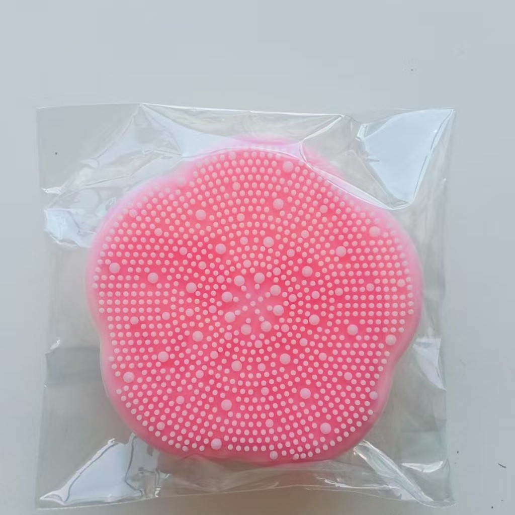 Flores de silicona cepillo de baño para bebés cepillo de limpieza infantil cepillo de limpieza facial recién nacido cepillo de limpieza facial de pelo suave cepillo de limpieza facial