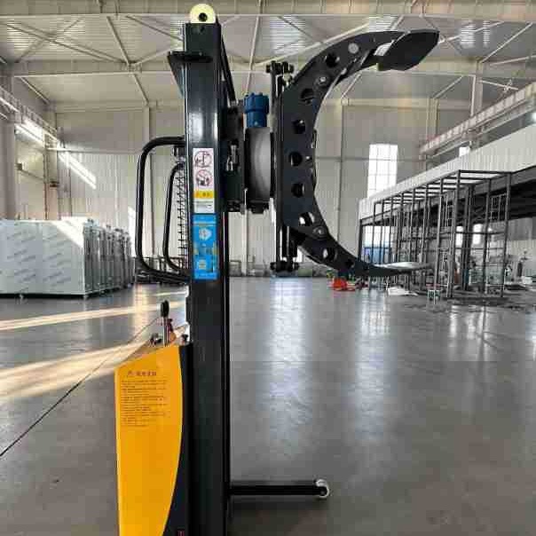 360°旋转抱夹叉车 卷材抱卷车 载重500KG 抱卷直径720mm