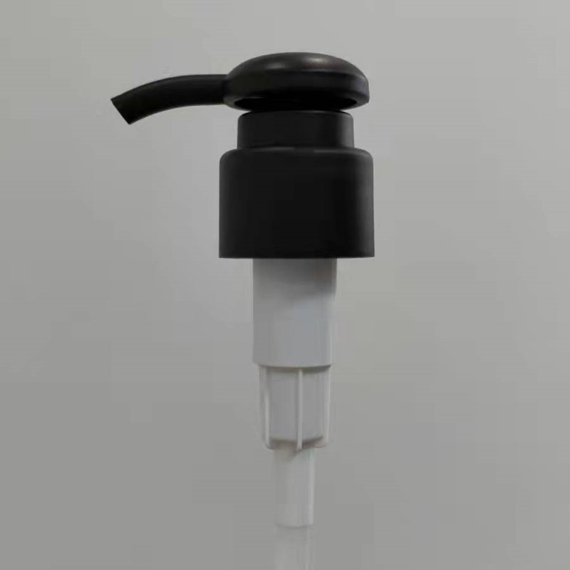 24410 Plastic Shampoo Pump Head Bath Pump Head Hand Sanitizer Pump Head 24 Teeth Sub Black Frosted Lotion Thread Pump