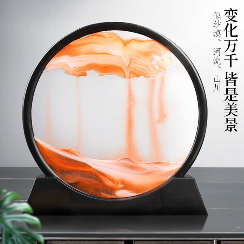Quicksand pintura decoración 3D tridimensional reloj de arena Arte Creativo dinámico descompresión salón Oficina escritorio decoración regalo