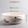 Ceramics, round big flowerpot, narcissus, wholesale