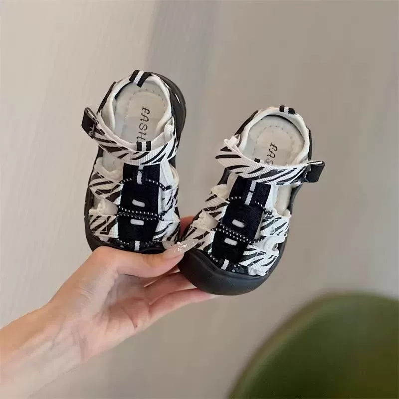 Детская сумка для мальчиков, летняя пляжная обувь для детей, спортивные сандалии для раннего возраста