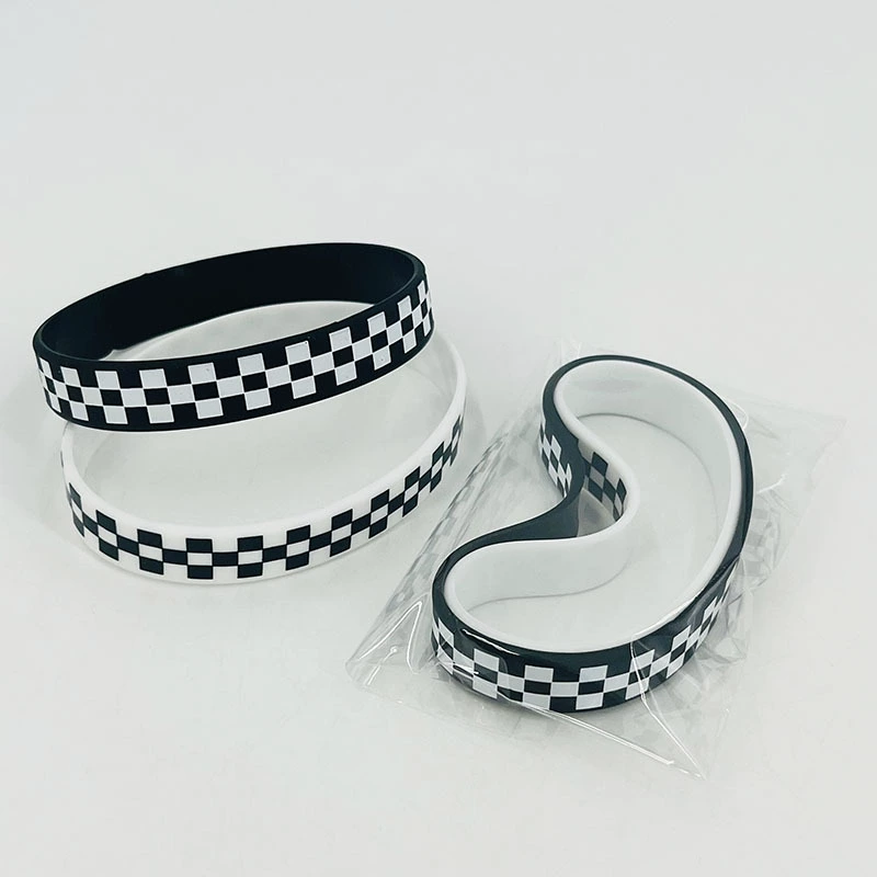Classic silicone bracelet, racing car, print