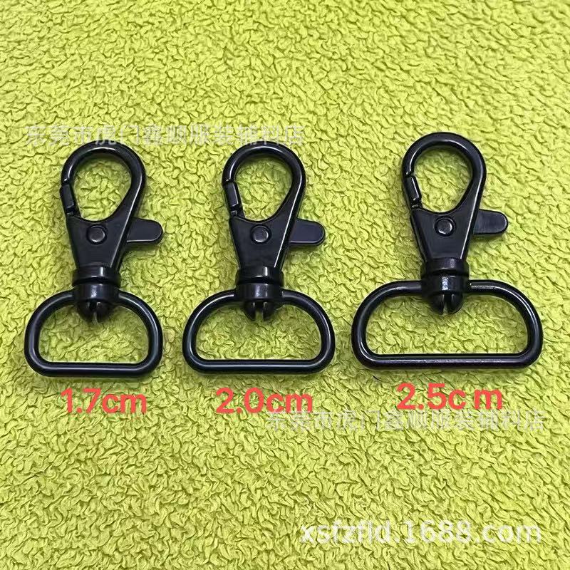 Plastic Key Hook 17mm Rotating Lanyard Hook 6-Point Plastic Hook 1inch Webbing Adjustment Hook