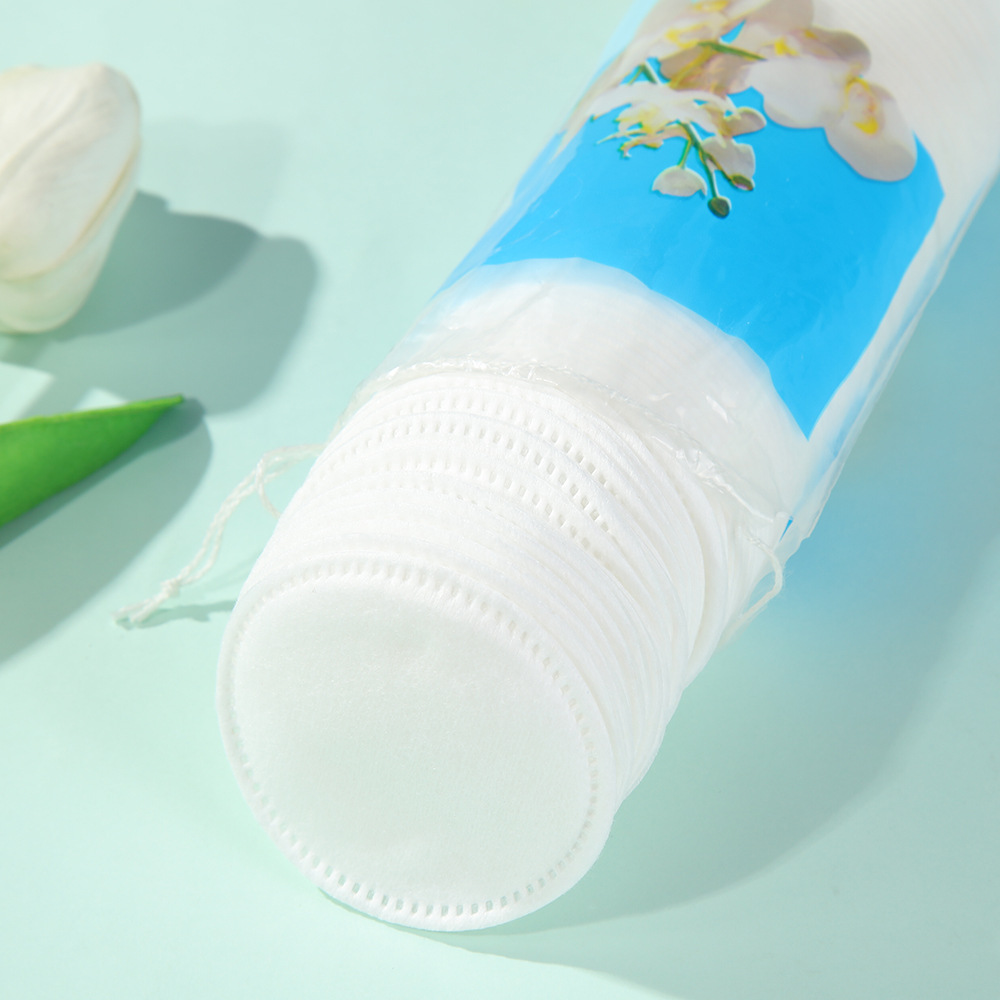 Amazon algodón cosmético 150 piezas de doble efecto desechable para la piel suave húmedo para los ojos y los labios algodón desmaculador