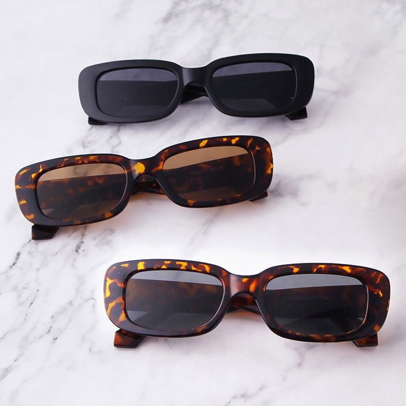 Fashion Style White, Red Color Fashion Solid Color Ac UV400 Protection Square Full Frame Women's Sunglasses