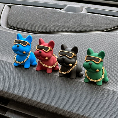 Temporary Parking Phone Number Nömrəli dayanma kartı - french-bulldog-4-pack-red-black-green-blue-comes-with-free-traceless-glue