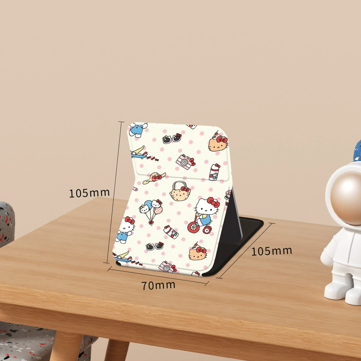 Складное ручное зеркало (Sanrio) Hello Kitty — мультяшное портативное зеркало для школьников, малое и большое