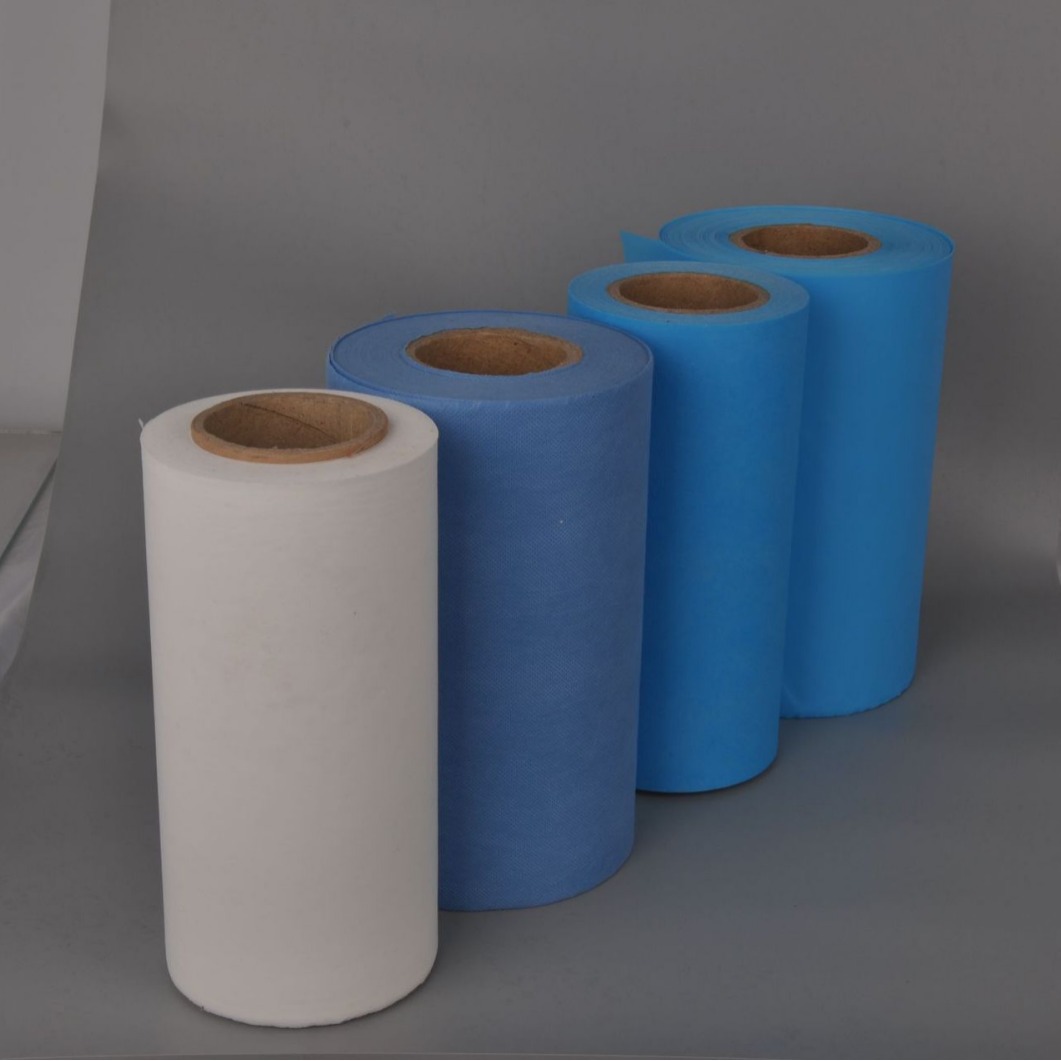 淋膜无纺布德坤免费拿样PP+PE口罩布防护服医用垫单淋膜无纺布