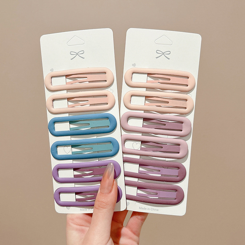 Pin de cabello de dopamina para mujeres lindas pinzas de cabello de peluquería bb pinzas de cabello 2025 nuevo estilo premium pinzas de cabello laterales