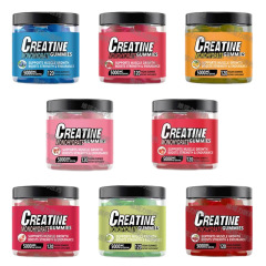 跨境热销一水肌酸软糖120粒装Creatine Gummies多种口味源头工厂