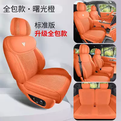 Six-Seater S09 Seat Cover, Modelə uyğun (Original) oturacaq örtükləri - sunlight-orange-six-seater-standard-edition-360-full-coverage-note-the-model-year