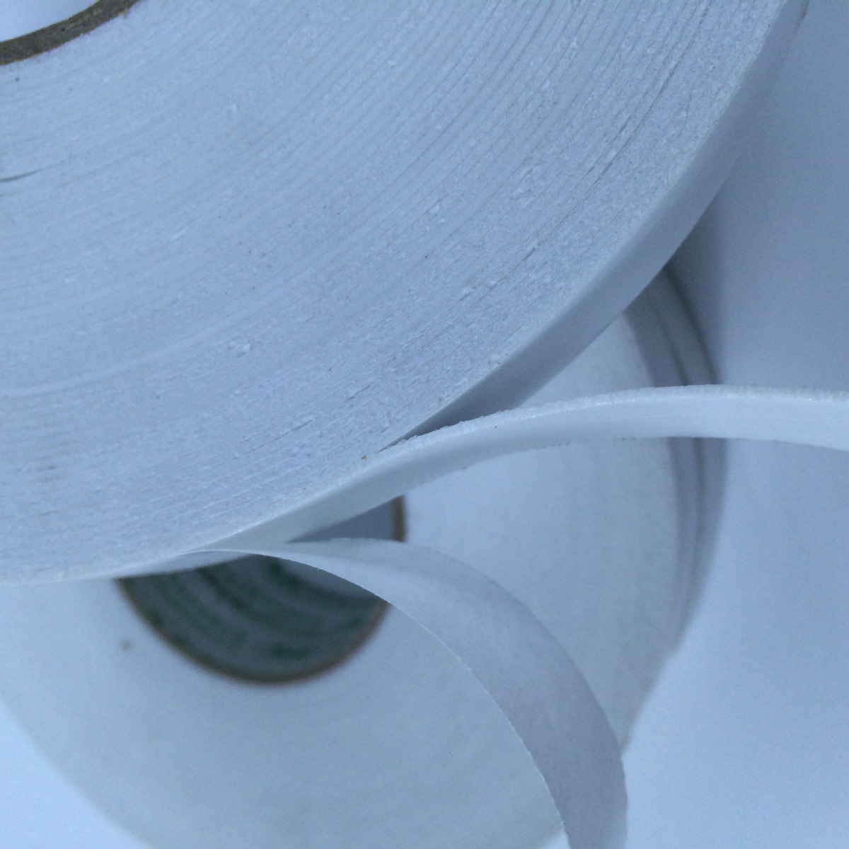 厂家提供双面硅纸广告消防地贴用高粘白色PE高发泡软海绵双面胶