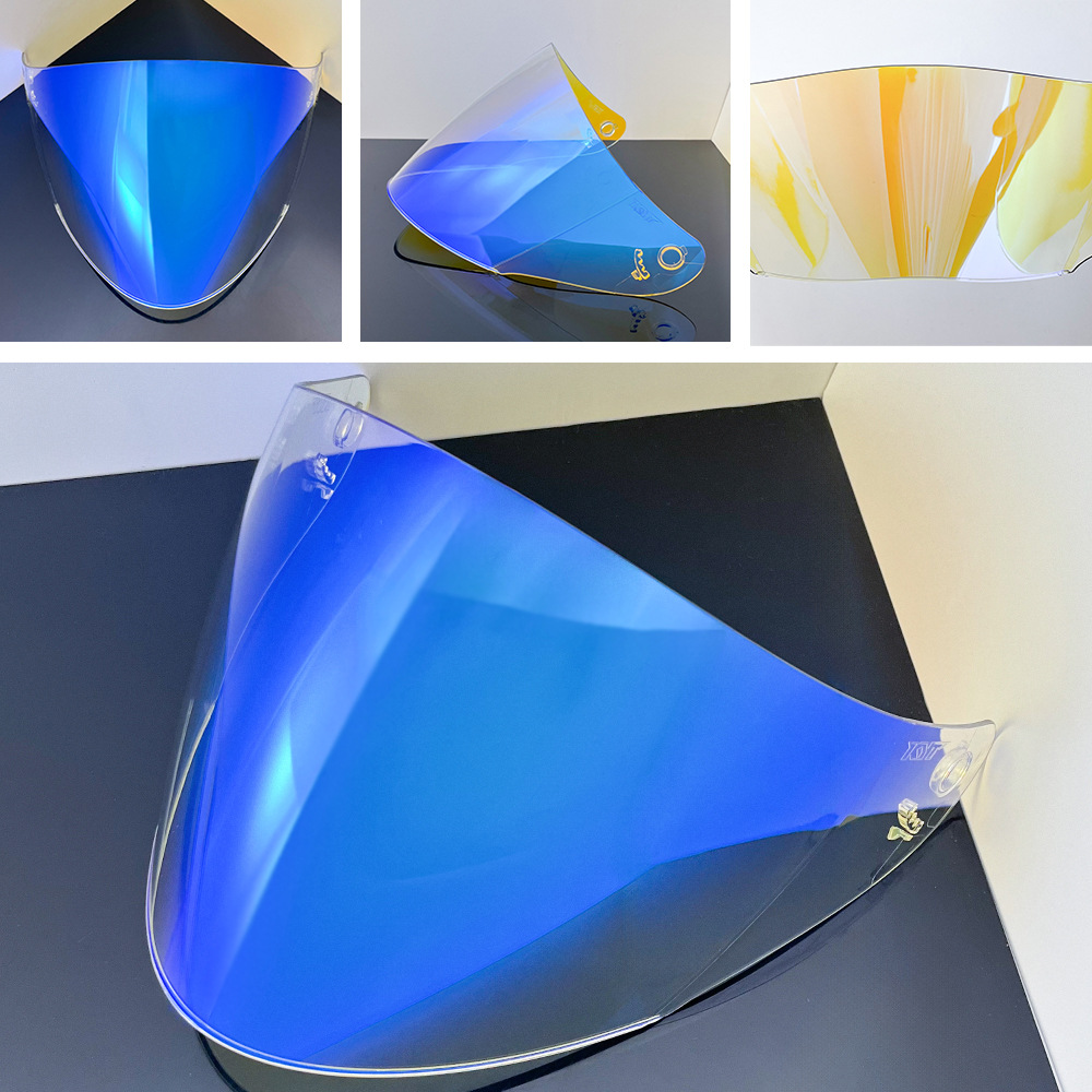 GP HD Half Helmet Lens Windproof Dustproof UV Multicolor Day and Night Universal Helmet Mirror