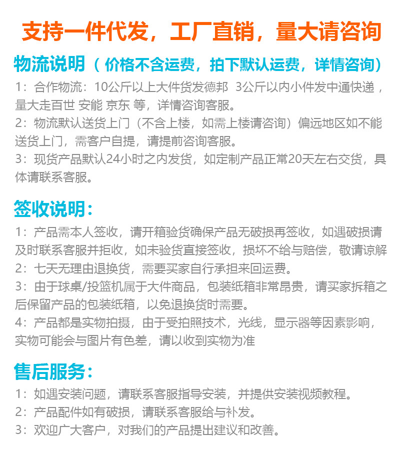 阿里巴巴-详情发货售后描述