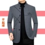 中年加厚商务爸爸夹克