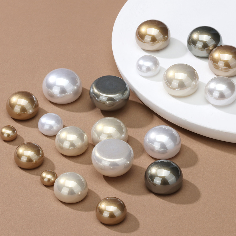 High-Quality Imitation Shell Bread Pearl High-Gloss Loose Beads Hairpin Hair Tie Accessories DIY Necklace Jewelry Necklace Accessories