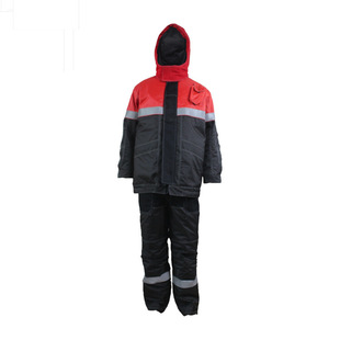 Export Petroleum Workers Winter Clothing, Flame Retardant, Anti-Static, Oil-Resistant and Water-Repellent, Three-Piece Vest and Overalls with Cotton and Thickeneding