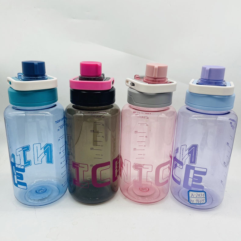 Sansheng PC taza de plástico 1000Ml taza de agua deportiva al aire libre taza de agua de gran capacidad taza de plástico taza de espacio al por mayor