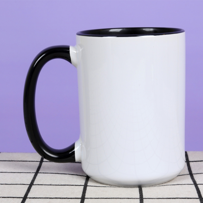 15oz 내부 색상 검정색 사용자 정의