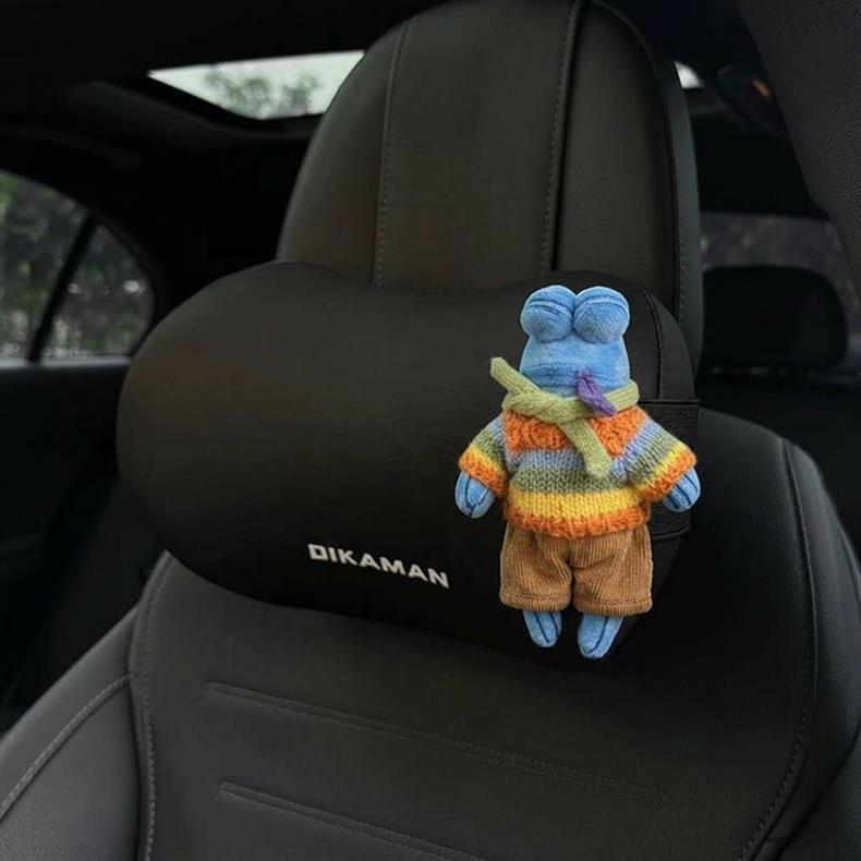 2026 New Model Bikini Bottom Car Headrest Memory Foam Car Seat Neck Pillow Cute Car Neck Support Pillow
