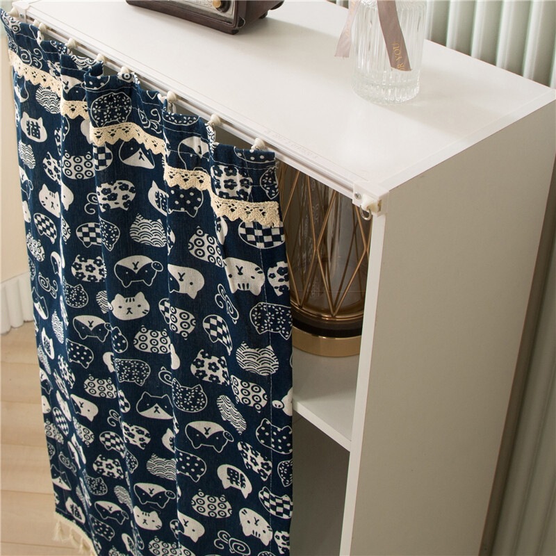 Cabinet door curtain, no-drill installation, cabinet privacy screen, movable wardrobe storage rack, dust-proof curtain, track-style shoe rack curtain Cabinet door curtain, no-drill installation, cabinet privacy screen, movable wardrobe storage rack, dust-proof curtain, track-style shoe rack curtain