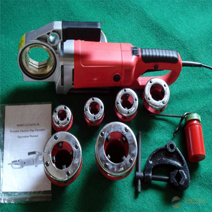 Tengyu Supply Small Electric Threading Machine Handheld Electric Threading Machine Satchel Pipe Threading Machine