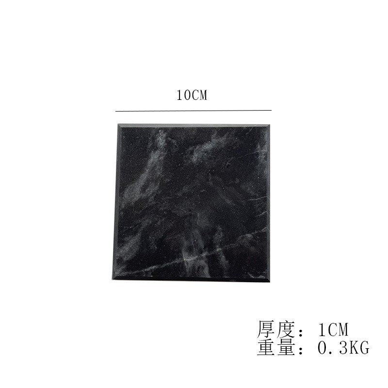 Nordic ins posavasos de mármol natural suministros de hotel posavasos de café manteles individuales de lujo ligero fabricantes de almohadillas de aislamiento al por mayor