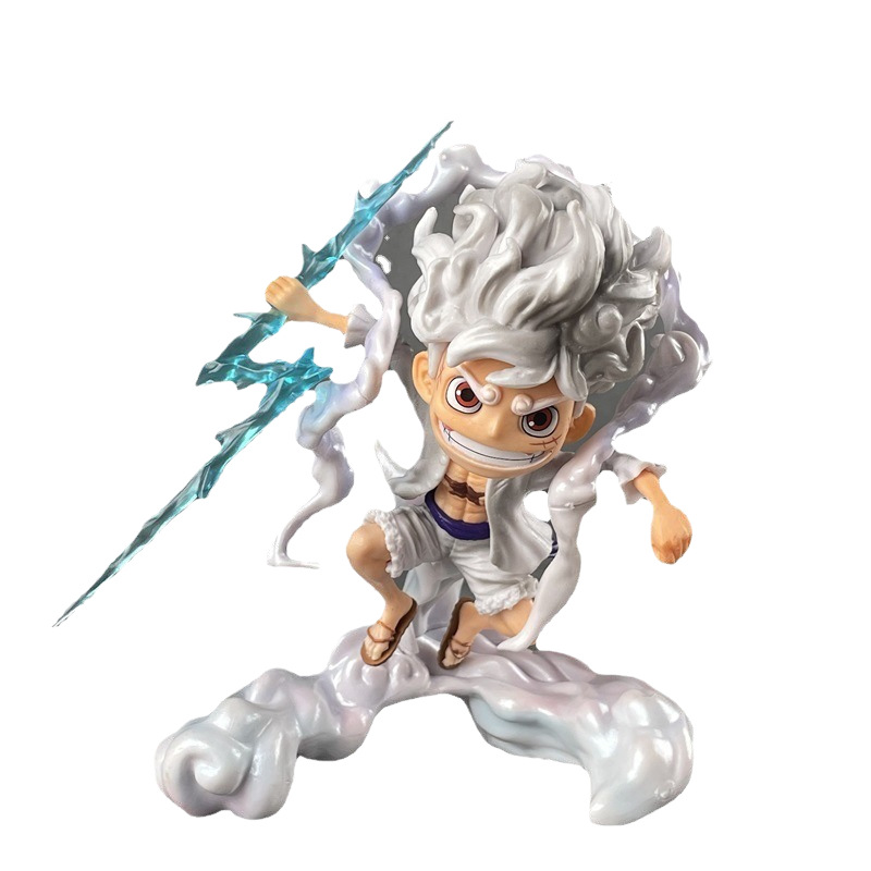 手作り SD ニカ ルフィ Q バージョン ルフィ グリーン ゾロ 白服 サンジ モデル オーナメント スタチュー