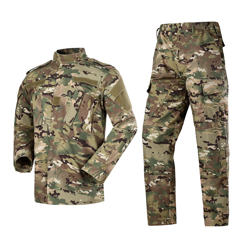 Traje de camuflaje ruso Little Green Man, conjunto de ropa de trabajo para hombre, ropa de fanático militar, traje de camuflaje resistente al desgaste de manga larga, traje táctico de entrenamiento