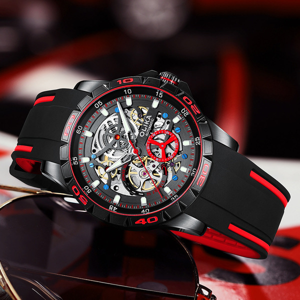 mechanical double-sided men's watch