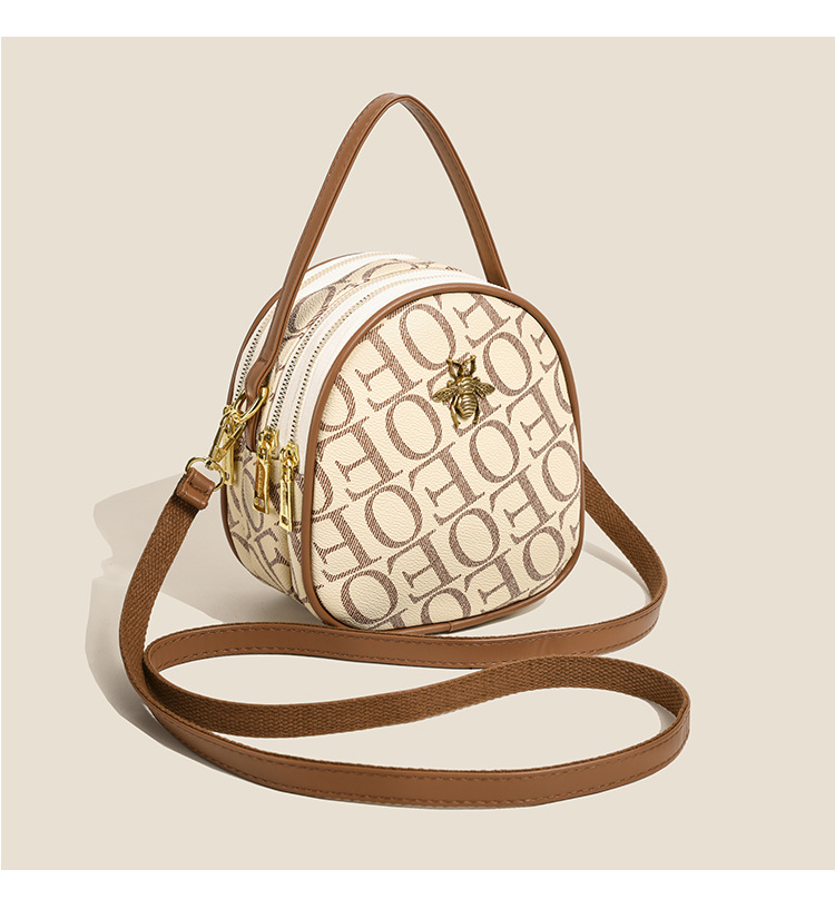Borsa a tracolla donna moda retro borsa piccola a spalla stampa_voghion.com