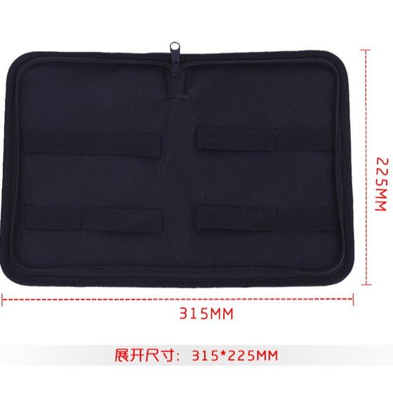 Multifunctional large-capacity pliers tool kit Oxford cloth zipper hardware tool storage kit wholesale