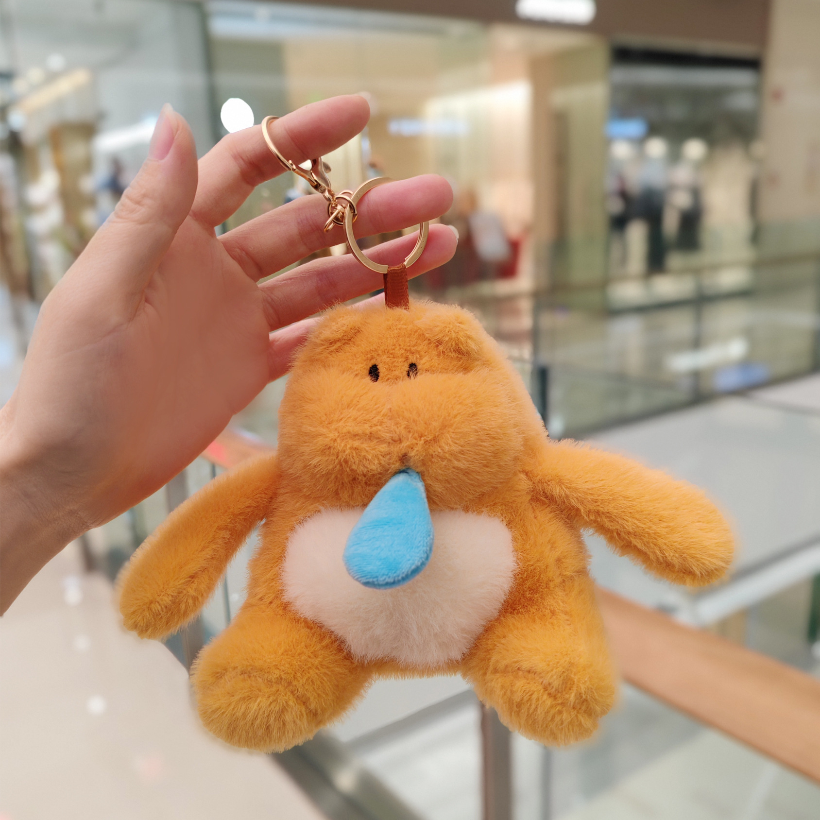 Nuevo moco de celebridades de Internet Xin'an oso muñeca linda muñeca de felpa colgante de dibujos animados mochila escolar colgante de juguete