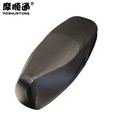Suitable for Yadi Guanneng T35M Electric Vehicle Waterproof Seat Cushion Cover T35H Sun Protection Thickened High-Elastic Leather Seat Cushion Cover (Electric car cushion) - t35-black-carbon-fiber-pattern