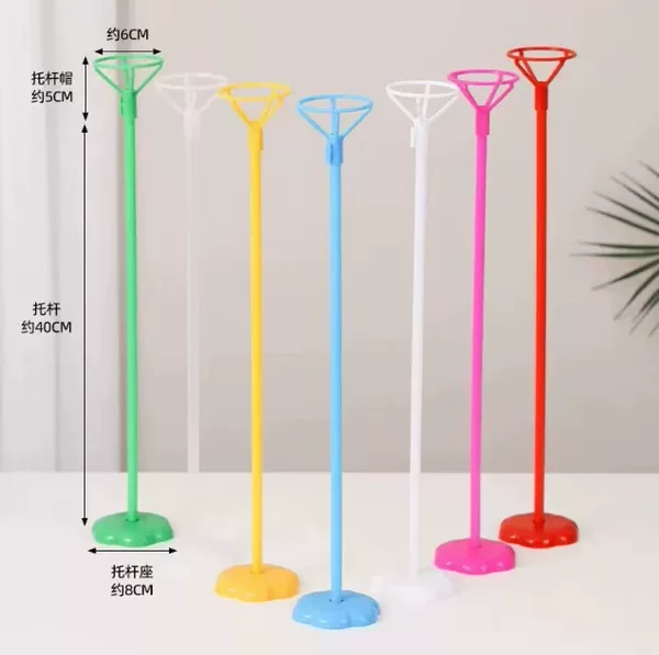 Back-To-School Season Colorful Balloon Support Rod Balloon Table Floating Base Bracket Children's Holiday Column Decoration Manufacturer Wholesale