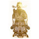 Zhaocai Nafu Mobile Phone Sticker New 2025 Pickup Treasurer Three-dimensional Metal Sticker Wall Pendant Decorative Sticker