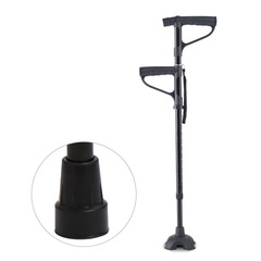 Four-legged anti-slip light-weight multi-functional folding cane for the disabled, four claw tube cane, intelligent cane 