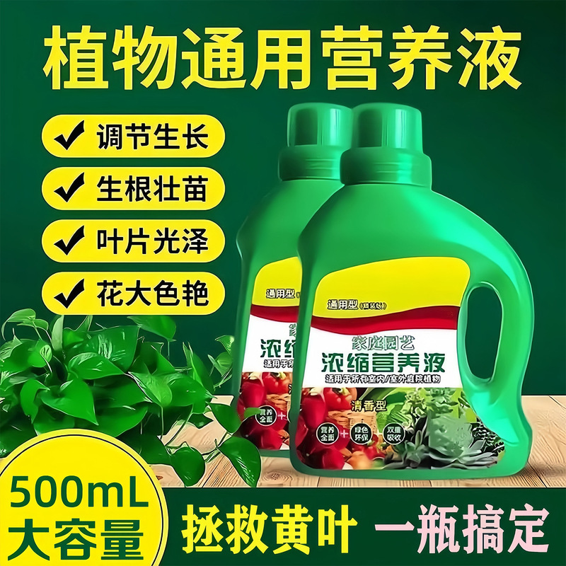 Plant Nutrient Solution, Universal Flower Fertilizer, Potted Plant, Money Tree, Pothos, Rich Bamboo, Hydroponic Flower and Green Plant Fertilizer, Indoor