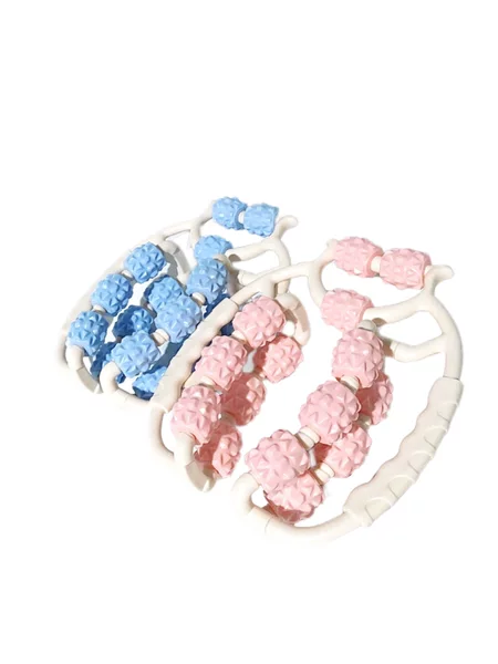 Nine-wheel double-row leg massage ring roller high-value yoga muscle relaxation leg clamp fitness lean leg beauty leg