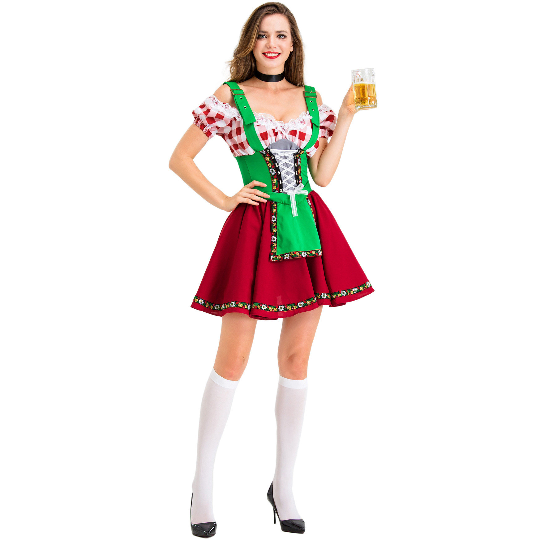 Disfraces de Halloween 2024, tallas S a XL, disfraz sexy de Oktoberfest, traje de fiesta del festival alemán de Múnich, disfraz de sirvienta de baile de bar, disfraz de cerveza