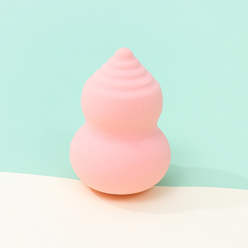 Huevo de maquillaje de belleza transfronterizo personalizado de fábrica, huevo de maquillaje sin látex, sin gotitas de agua, huevo de esponja de maquillaje en forma de calabaza