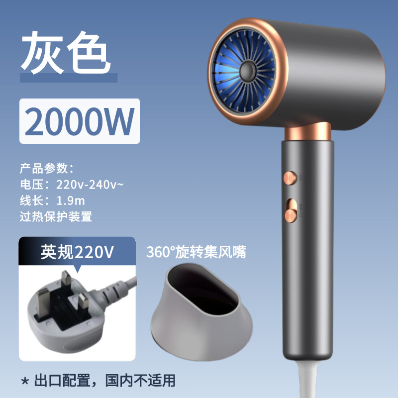 国境を越えたヘアドライヤー家庭用寮冷熱風マイナスイオンネット赤大出力ギャラリー電気ブローメーカー卸売り|undefined