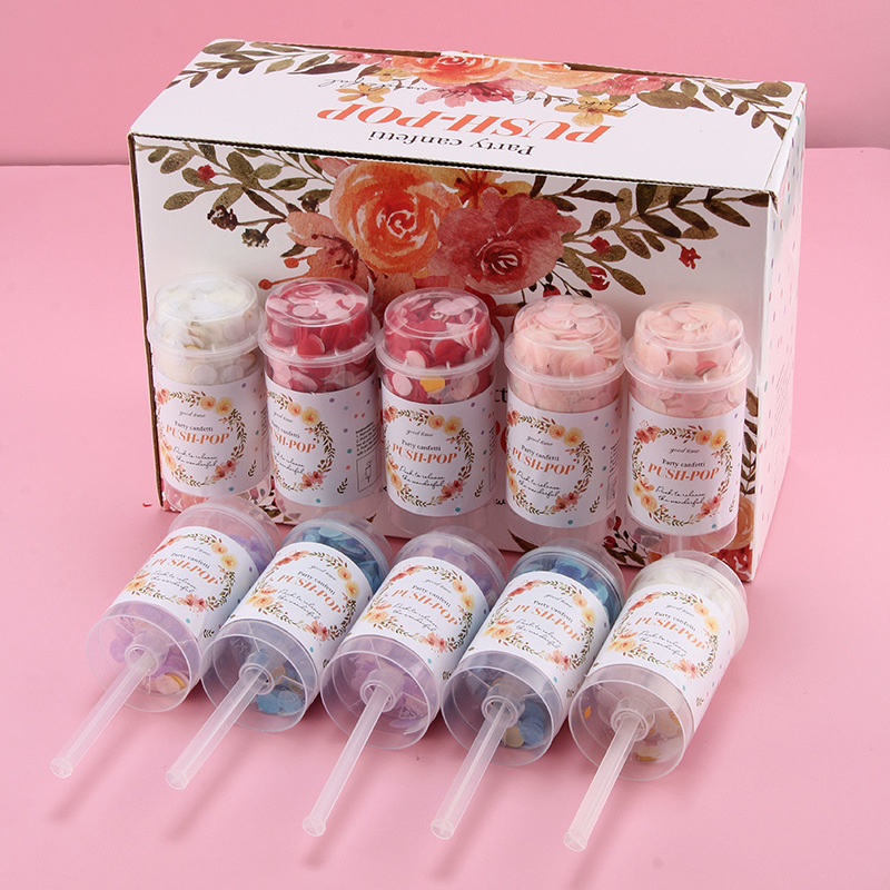 New Push-Pull Mini Spray Tube Wedding Birthday Party Fireworks Tube Confetti Holiday Party Small Fireworks New Push-Pull Mini Spray Tube Wedding Birthday Party Fireworks Tube Confetti Holiday Party Small Fireworks