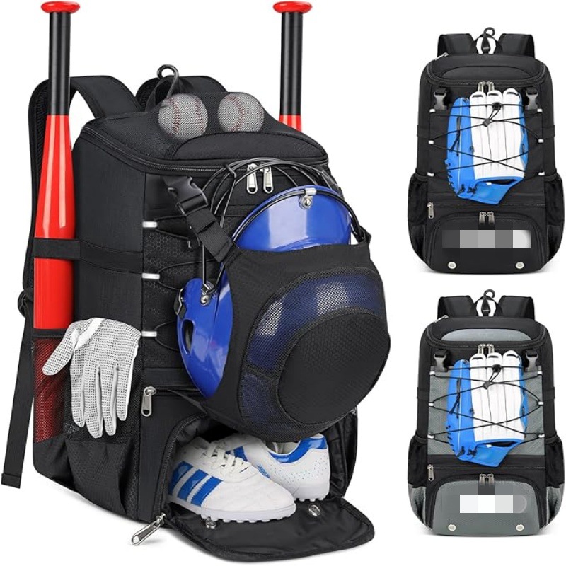 Amazon's Best-Selling Outdoor Baseball Training Equipment Bag, Large-Capacity Waterproof American Squash and Softball Backpack