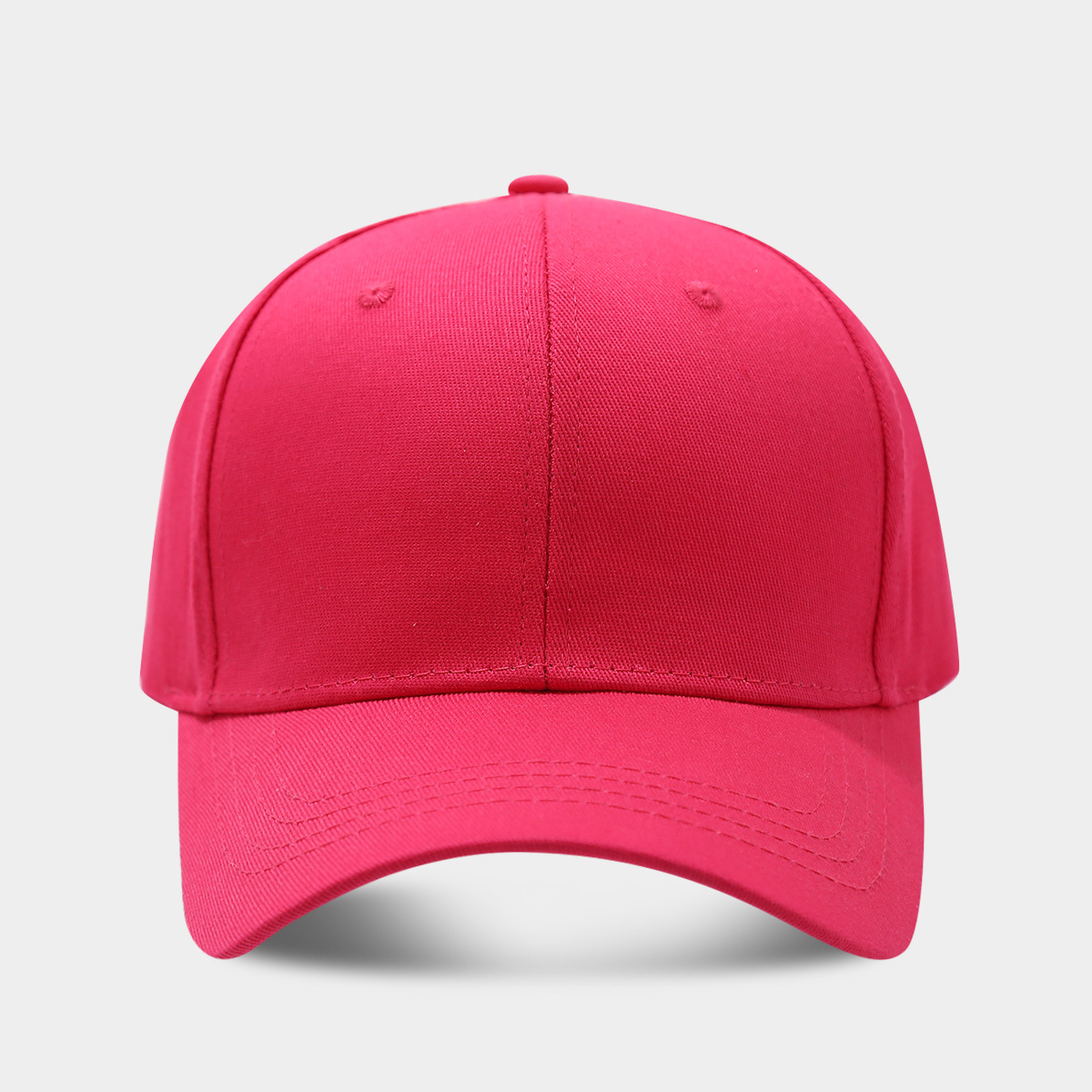 Primavera y verano al aire libre sombrero de protección solar sombrero de color sólido simple sombrero de béisbol casual duro mostrando cara pequeño sombrero de lengua de pato para hombres y mujeres
