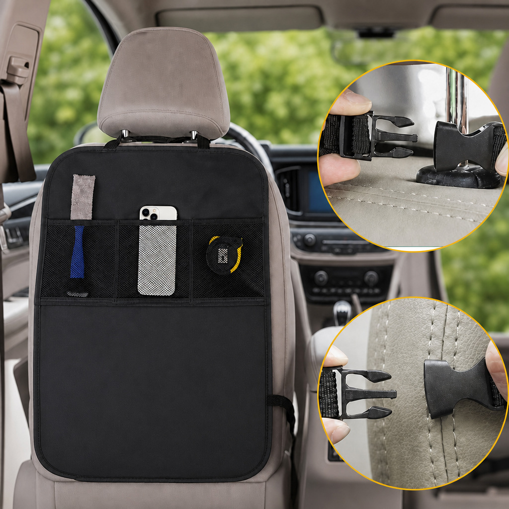 Car anti-kick pad, Amazon seat back protection pad, backrest protective pad, car anti-wear and anti-dirt pad, cross-border bestseller