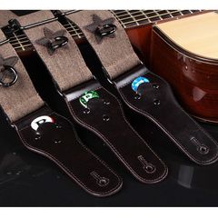 Strap thickened linen cotton guitar strap folk guitar acoustic guitar bass electric guitar classical universal